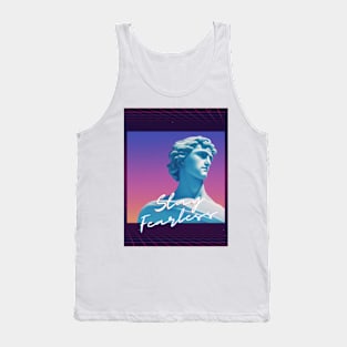 Stay Fearless Retrowave Art Tank Top